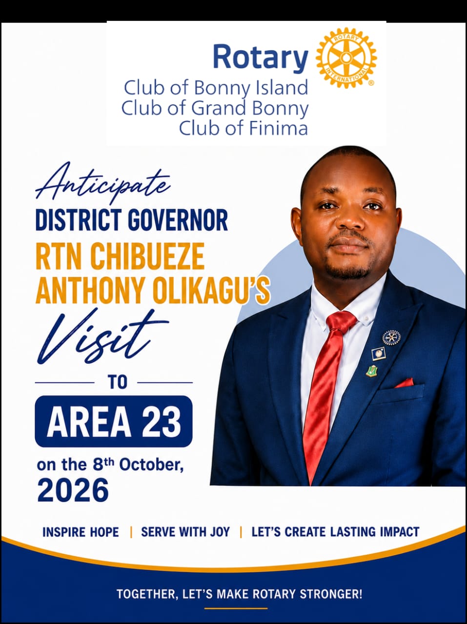 District Governor’s visit to Area 23