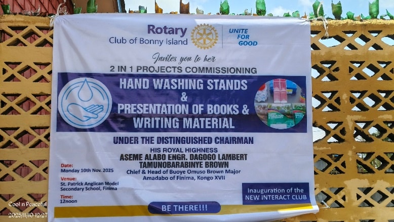 Commissioning of Hand Washing Stands (WASH Project)