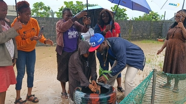 Tree Planting Initiative with Chrismilia Secondary School, photograph 3